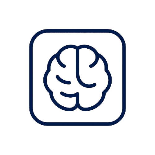 Cognitive simplicity icon